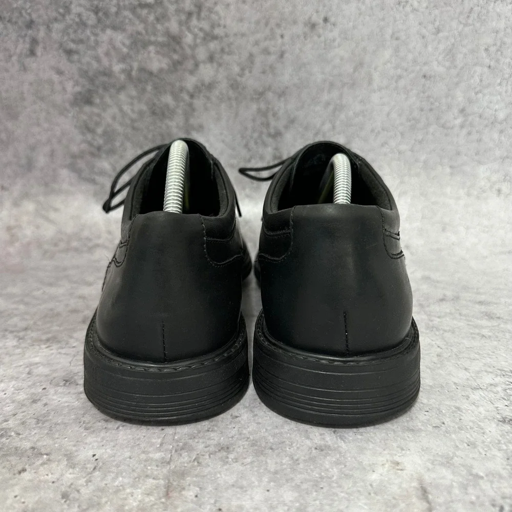Bostonian Ipswich Apron Oxford Mens 11.5 Black Dress Shoes Leather LaceUp